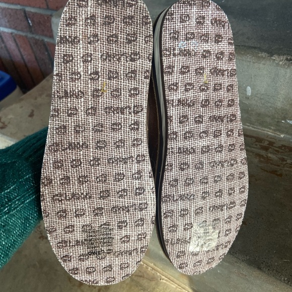 Lamo Women's Brown Slip-On Loafers with Multicolor Striped Upper - Picture 8 of 8